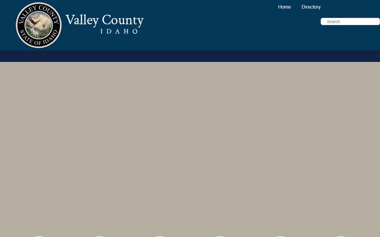 Valley County official government court records directory